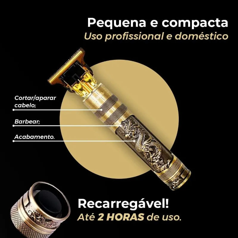 Maquina Acabamento Profissional Cabelo Barba Sem Fio Premium