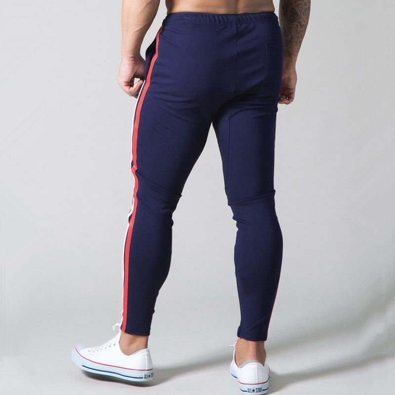 Skinny Joggers Pants Men Running Sweatpants Cotton Track Pants Gym Fitness Sports Trousers Male Bodybuilding Training Bottoms