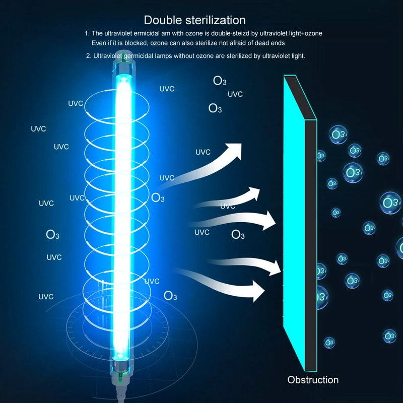 T5 CFL Sterilization UV Quartz Lamp Tube Disinfection UVC Ultraviolet Light Bulb With Ozone 6W 8W 220V 110V Sterilizer for Room