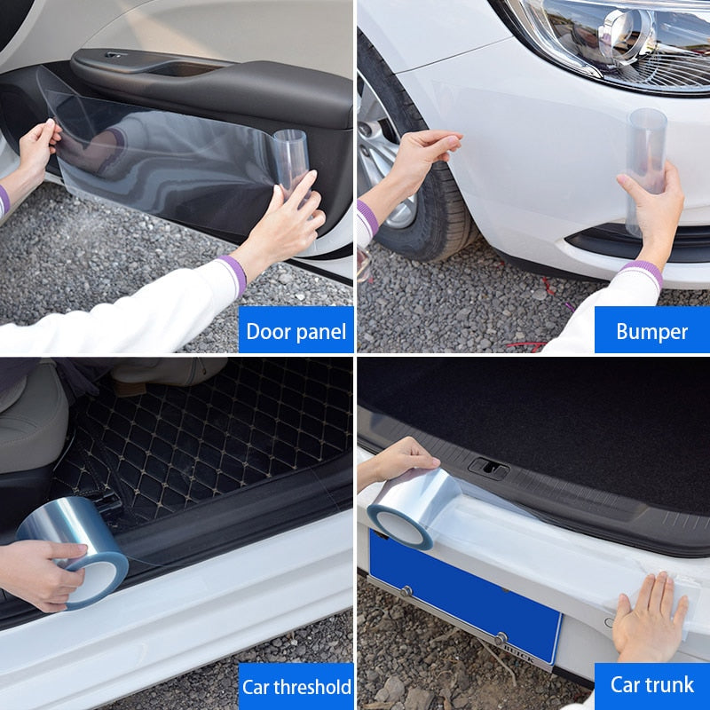 Car Protective Film Anti-scratch Car Skin Protection Film Waterproof Car Sticker Scratch Proof Rhinoceros Skin Protective Films