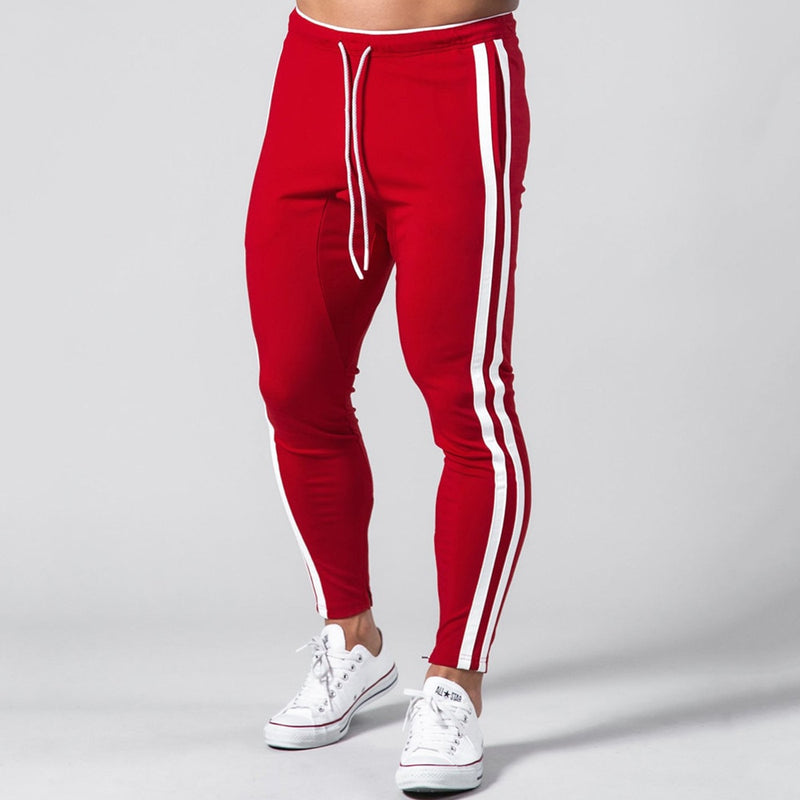 Skinny Joggers Pants Men Running Sweatpants Cotton Track Pants Gym Fitness Sports Trousers Male Bodybuilding Training Bottoms