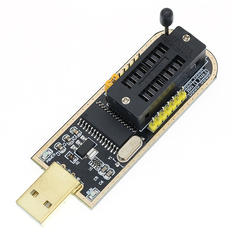 CH341A/CH341B 24 25 Series EEPROM Flash BIOS USB Programmer Module SOIC8 SOP8 Test Clip For EEPROM 93CXX / 25CXX / 24CXX DIY KIT