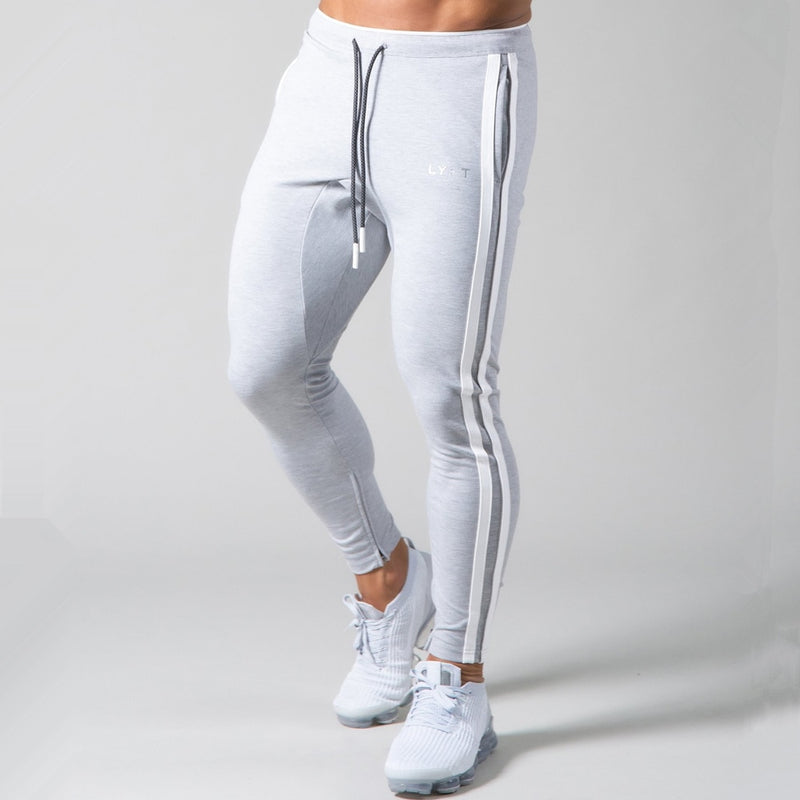 Skinny Joggers Pants Men Running Sweatpants Cotton Track Pants Gym Fitness Sports Trousers Male Bodybuilding Training Bottoms