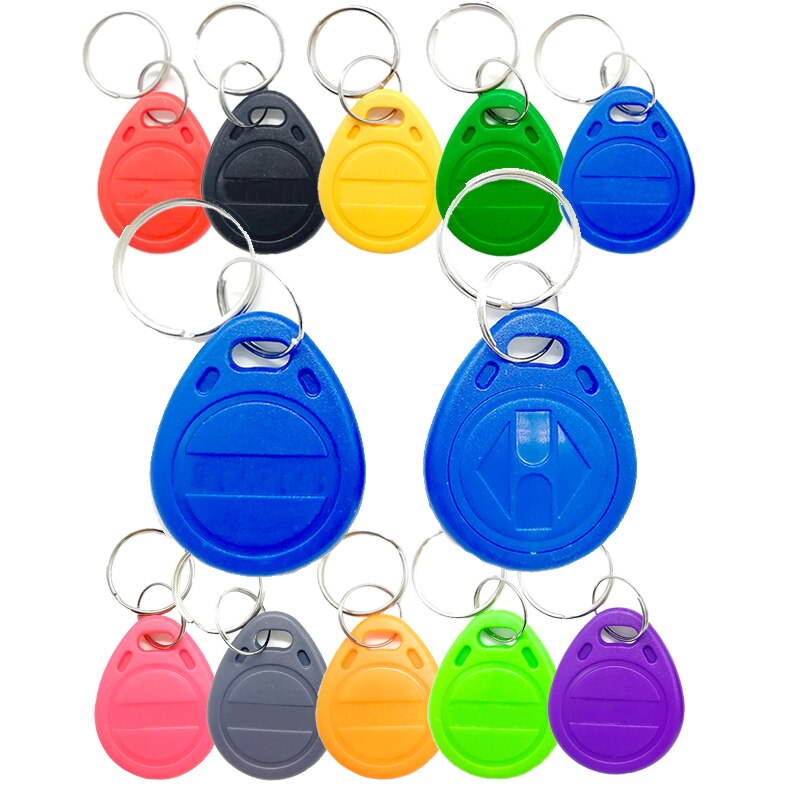 Token/chaveiro Rfid 125khz (100 Unidades) 100pcs EM4305 T5577 Copy Rewritable Writable Rewrite Duplicate RFID Tag Copy EM4100 125KHZ Card Proximity ID Token Keyfobs