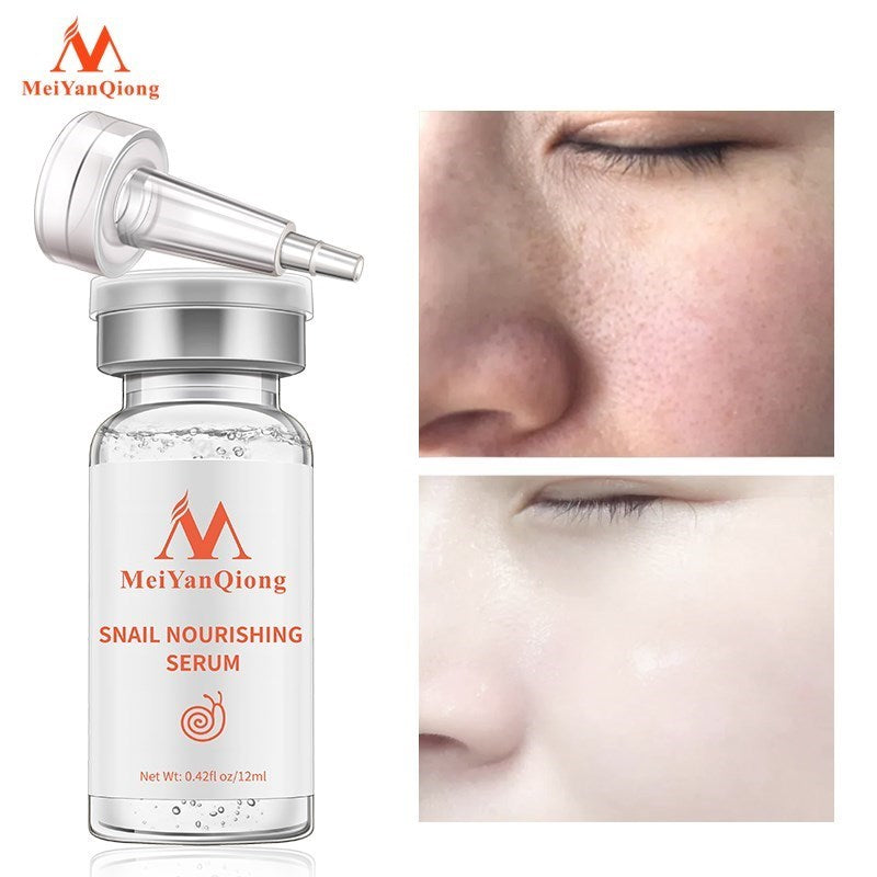 Pore Ampoule Snail100% Essence Hyaluronic Acid Liquid Whitening Spot Essence Shrink Pores Ampoule Anti-acne Regenerative Essence