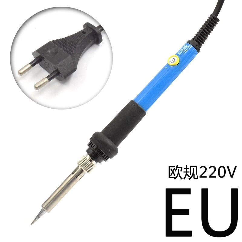 Soldering Iron Adjustable Temperature Electric UR Plug 60W 80W Welding Solder Rework Station Heat Pencil Tips Repair Tool