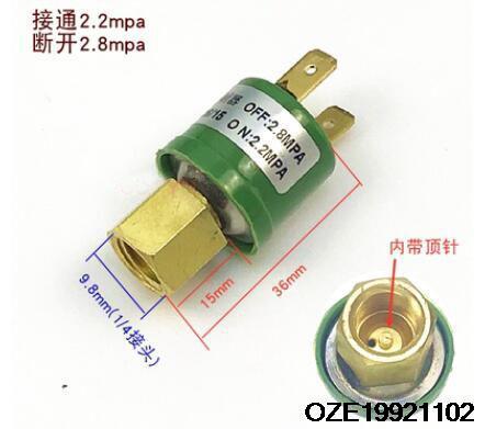 Air Conditioner Refrigeration 0.05-0.15MPA 0.15-0.3MPA 2.2-2.8MPA 1.9-2.4Mpa 3.6-4.2MPA 2 Terminals/Wire Pressure Control Switch