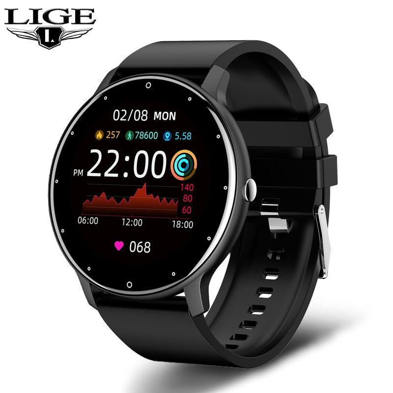 Relógio Inteligente LIGE Esporte Fitness - SmartWatch Unissex