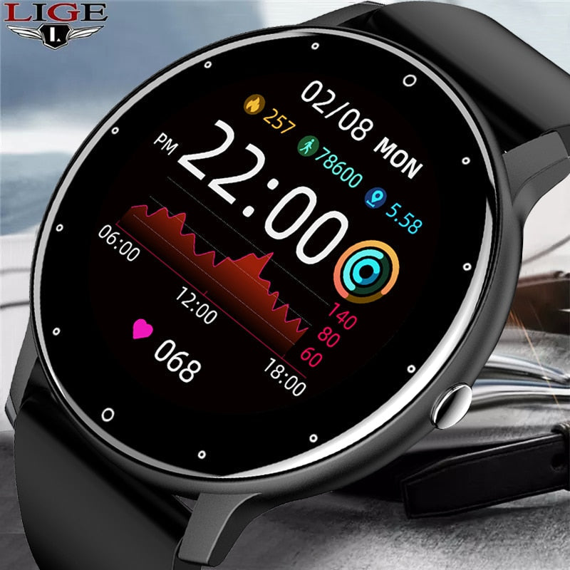 Relógio Inteligente LIGE Esporte Fitness - SmartWatch Unissex